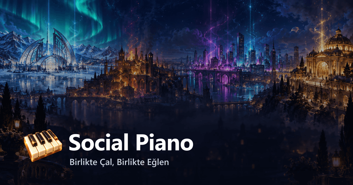 Musical Notes Playying Social Piano – Play Piano Online with Friends | Free Multiplayer ...